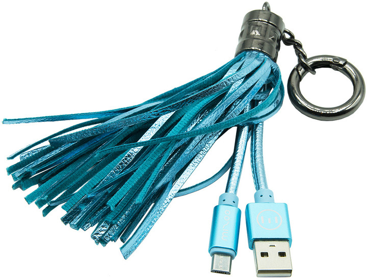 MIZOO USB/microUSB přívěsek X900, modrý_886102789