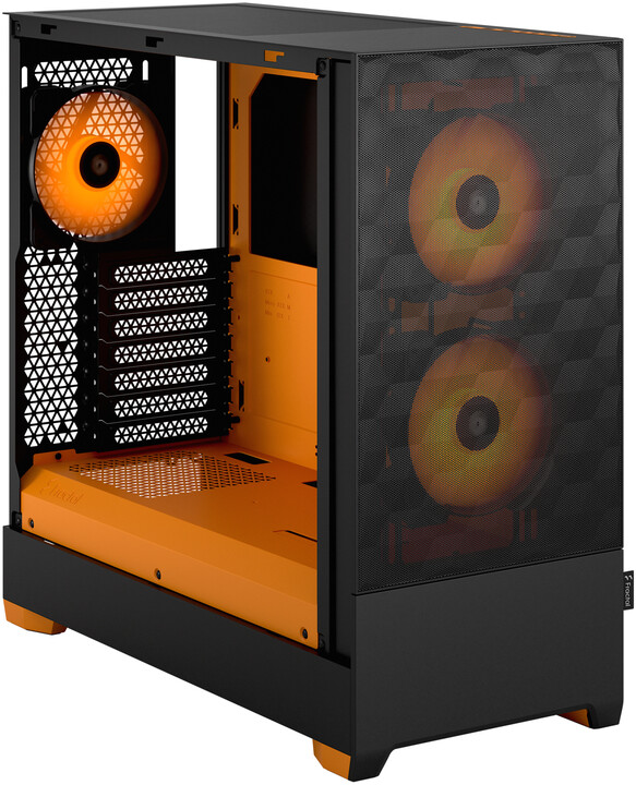 Fractal Design Pop Air RGB Orange Core TG Clear Tint_1913165752