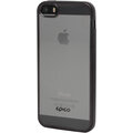 EPICO Pružný plastový kryt pro iPhone 5/5S/SE MATT BRIGHT- černý