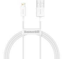 BASEUS kabel Superior Series USB-A - Lightning, rychlonabíjecí, 2.4A, 1m, bílá_1907712858