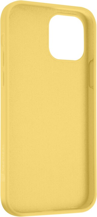 Tactical silikonový kryt Velvet Smoothie pro iPhone 12 Mini (5.4&quot;), žlutá_984190586