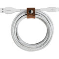 Belkin kabel DuraTek USB-A - USB-C, M/M, opletený, s řemínekm, 1.2m, bílá_99880650