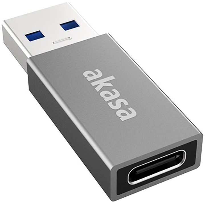 Akasa adaptér USB3.1 Gen2 Type-C - USB-A (F/M), 2ks v balení_1949638610