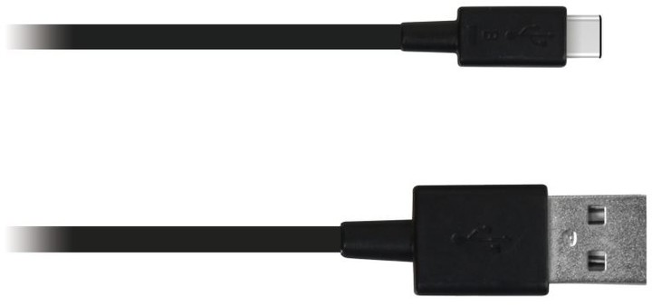 PORT CONNECT USB nabíječka do auta 12-24V, 2 USB, 3,4A, + USB kabel typ C, černá_701203124