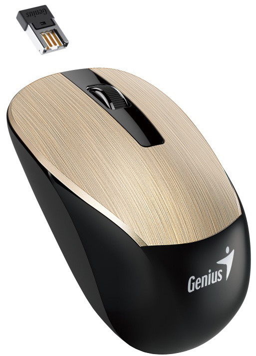 Genius NX-7015, bezdrátová, zlatá