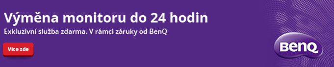 Výměna monitoru BenQ do 24 hodin