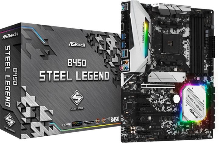 ASRock B450 Steel Legend - AMD B450_531175488