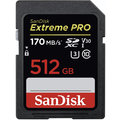 SanDisk SDXC Extreme Pro 512GB 170MB/s UHS-I U3 V30 Poukaz 200 Kč na nákup na Mall.cz + O2 TV HBO a Sport Pack na dva měsíce