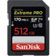 SanDisk SDXC Extreme Pro 512GB 170MB/s UHS-I U3 V30 O2 TV HBO a Sport Pack na dva měsíce