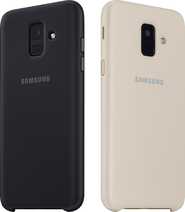 Samsung A6 dvouvrstvý ochranný zadní kryt, zlatá_475379862