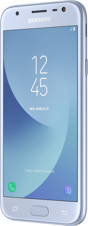 Samsung Galaxy J3 2017 J330 LTE, Dual Sim, stříbrná_1424820665
