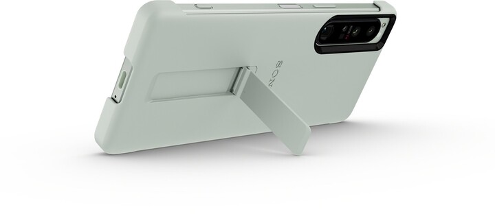 Sony zadní kryt pro Sony Xperia 1 IV 5G se stojánkem, šedá_248353304