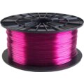 Filament PM tisková struna (filament), PETG, 1,75mm, 1kg, transparentní fialová