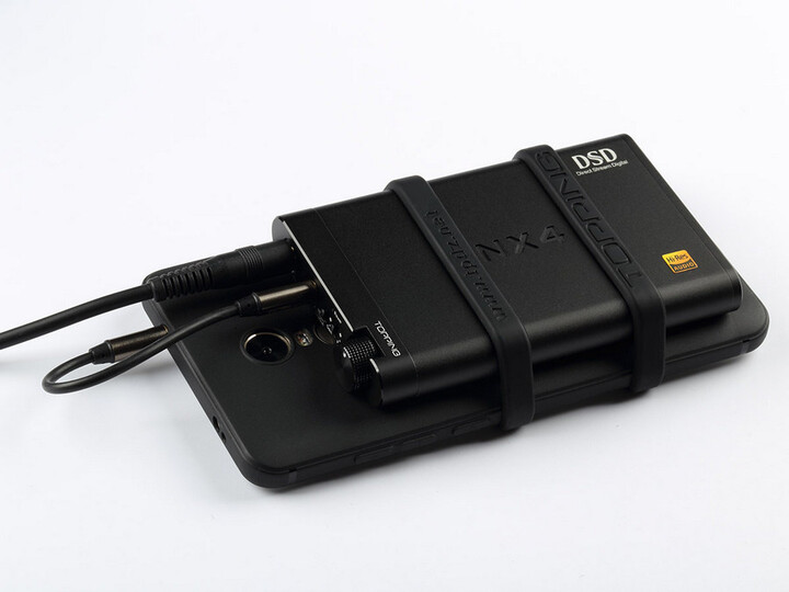 Topping NX4DSD, sluchátkový zesilovač s DA převodníkem, černá