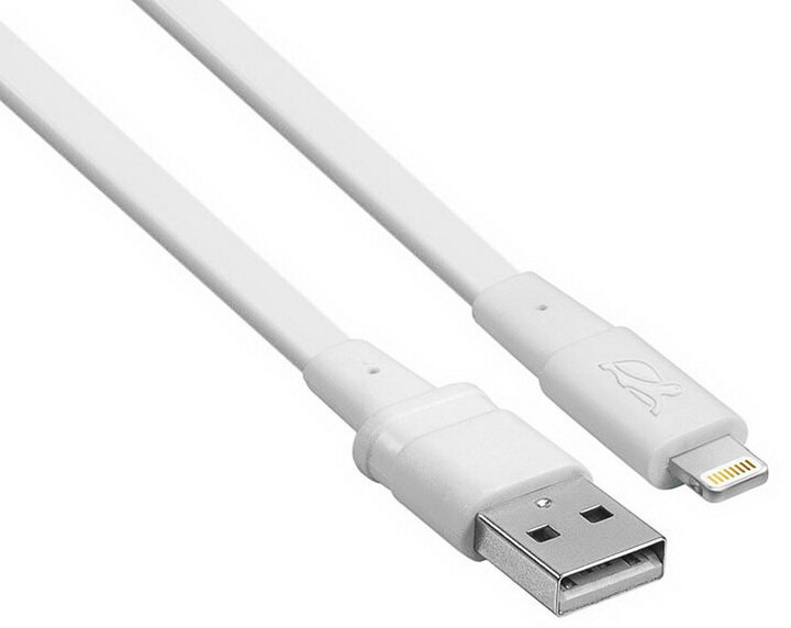RivaCase Riva 6001 WT1 MFI Apple Lightning kabel 1,2m, bílá_1386967283