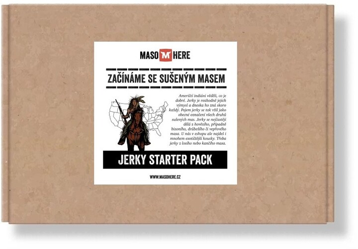 Dárkový balíček MASO HERE - Jerky Starter Pack, 260g_1596201191