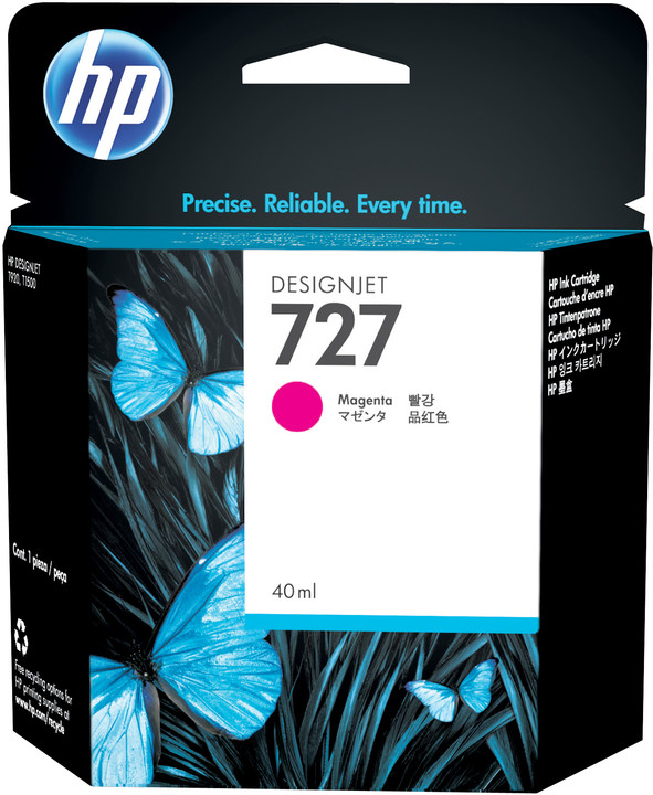 HP B3P14A náplň č.727, purpurová_1984591844