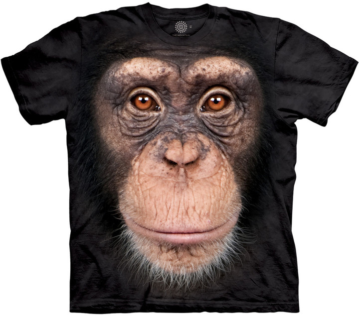 Tričko The Mountain Chimp Face, černá (US L / EU XL)_1446442889