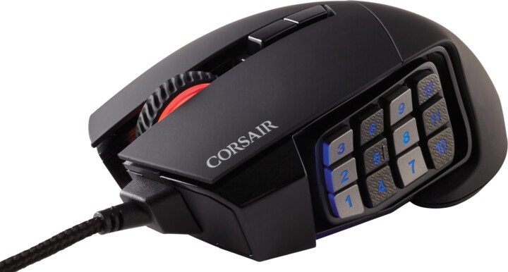 Corsair Scimitar RGB ELITE, černá_1539123337