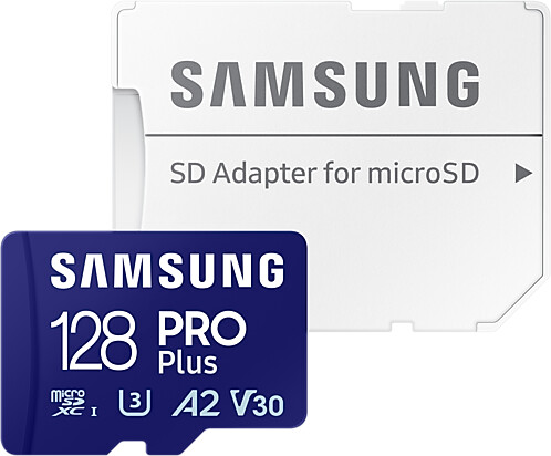 Samsung PRO Plus UHS-I U3 (Class 10) Micro SDXC 128GB + SD adaptér_1412514446