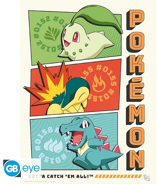 Plakát Pokémon - Starters, sada 9 ks (21x29,7)_1930140722