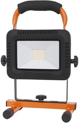 Solight LED reflektor 20W, přenosný, nabíjecí, 1600lm, oranžovo-černá