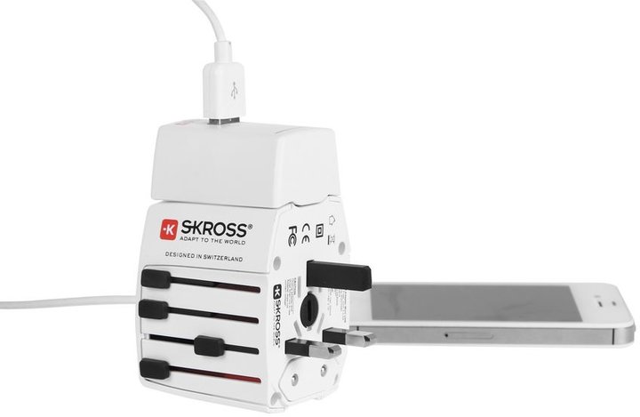 Skross Power Pack, cestovní adaptér, 2x USB, univerzální pro 150 zemí_253931099