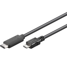 PremiumCord Kabel USB 3.1 konektor C/male - USB 2.0 konektor Micro-B/male, 0,6m ku31cb06bk