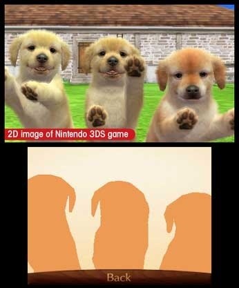 Nintendo 3DS, růžová + Nintendogs+Cats: Golden Retriever_1561987293