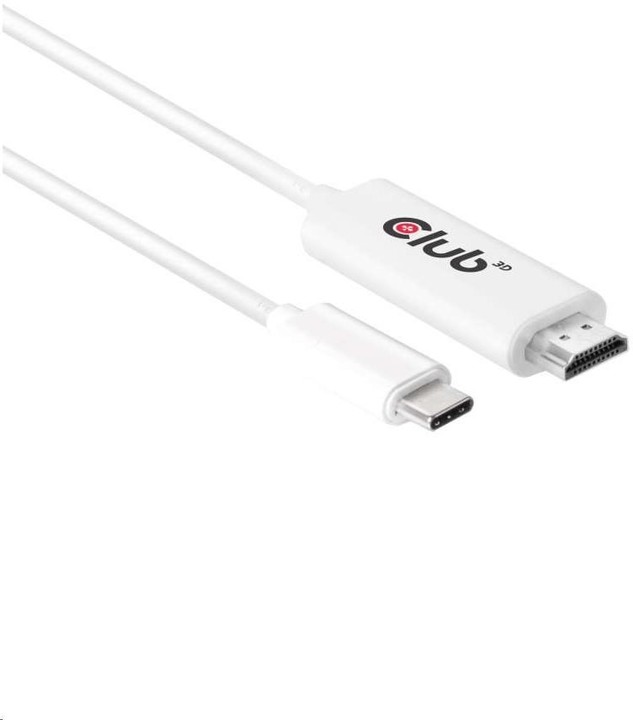 Club3D USB-C na HDMI 2.0 4K 60Hz, 1,8m, aktivní převodník_1018216426