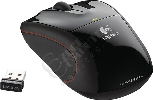 Logitech V450 Nano Cordless Laser Mouse for Notebooks, černá_1049883670