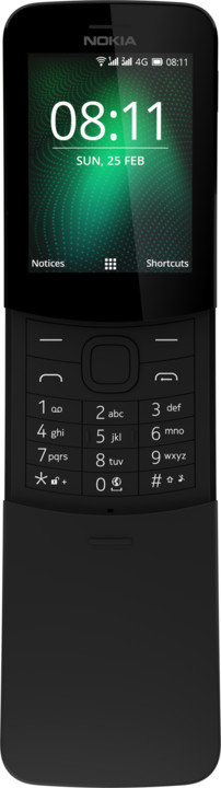 Nokia 8110 4GB, Dual Sim, černá_1497191994
