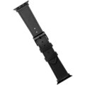 FIXED kožený řemínek pro Apple Watch 42/44/45mm, černá_445524593