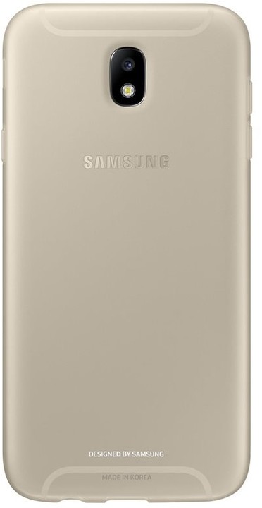Samsung Galaxy J7 silikonový zadní kryt, Jelly Cover, zlatý_1139319519