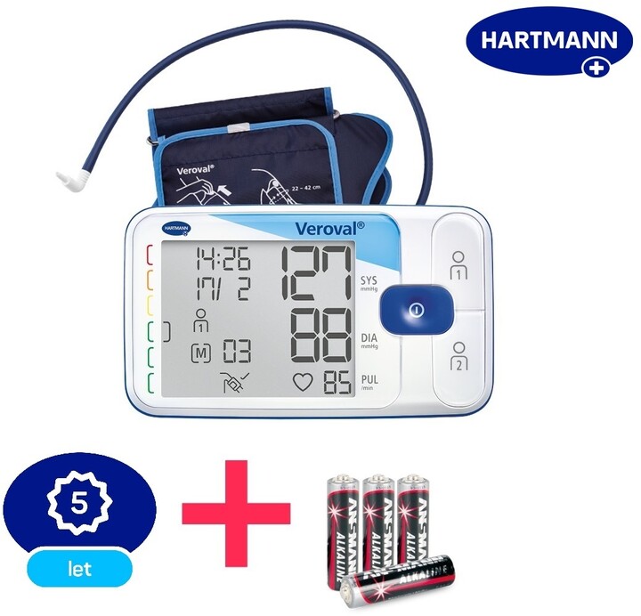 Hartmann Veroval® PAŽNÍ tlakoměr s univerzální manžetou_1073515505
