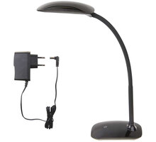 Emos LED stolní lampa MA66 s USB, ohebná, černá_904034280