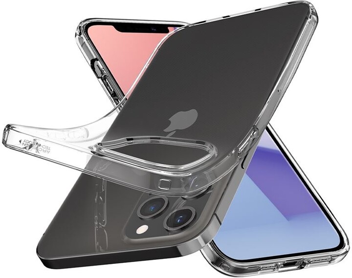 Spigen ochranný kryt Liquid Crystal pro iPhone 12/12 Pro, transparentní_60269384