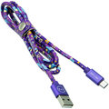MIZOO USB/ micro USB kabel X51, fialový