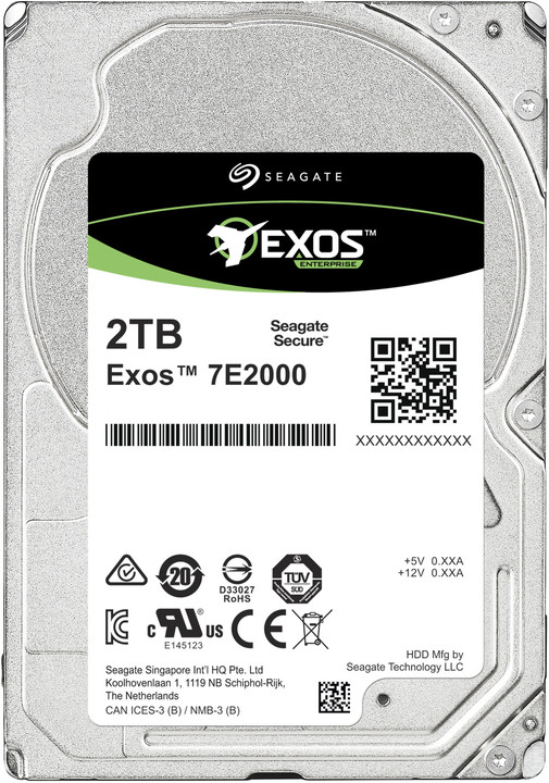 Seagate Exos 7E2000, 2,5" - 2TB