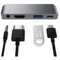Satechi Type-C Mobile PRO Hub, HDMI 4K, USB-A, USB-C, jack 3mm, šedá_169915404