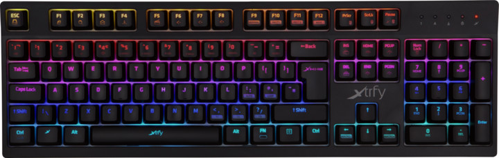 Xtrfy Xg K2 R Rgb Kailh Red Cerna Uk Czc Cz