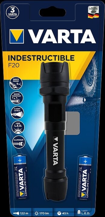 VARTA svítilna Indestructible F20 2 AA_1264854477