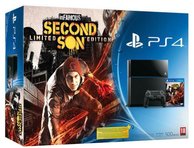 PlayStation 4 - 500GB + inFamous Second Son_1835822069