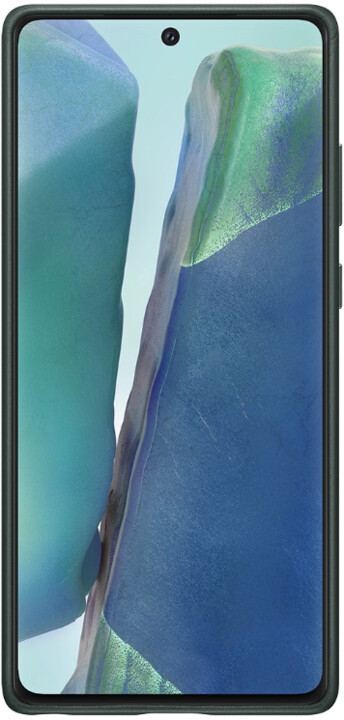 Samsung kožený kryt pro Samsung Galaxy Note20, zelená_2065052611