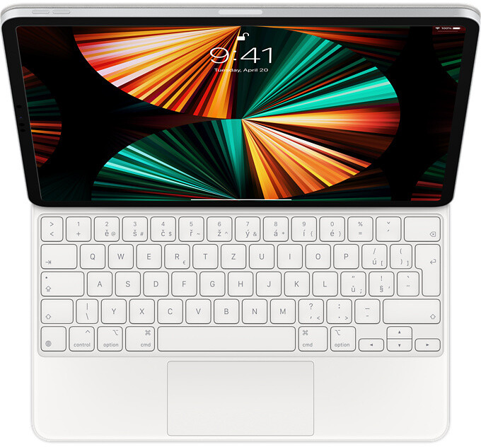 Apple ochranný kryt s klávesnicí Magic Keyboard pro iPad Pro 12.9&quot; (5/6th gen), CZ, bílá_1540384664