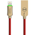Mcdodo Knight datový kabel Lightning s inteligentním vypnutím napájení, 1.2m, červená_60927706
