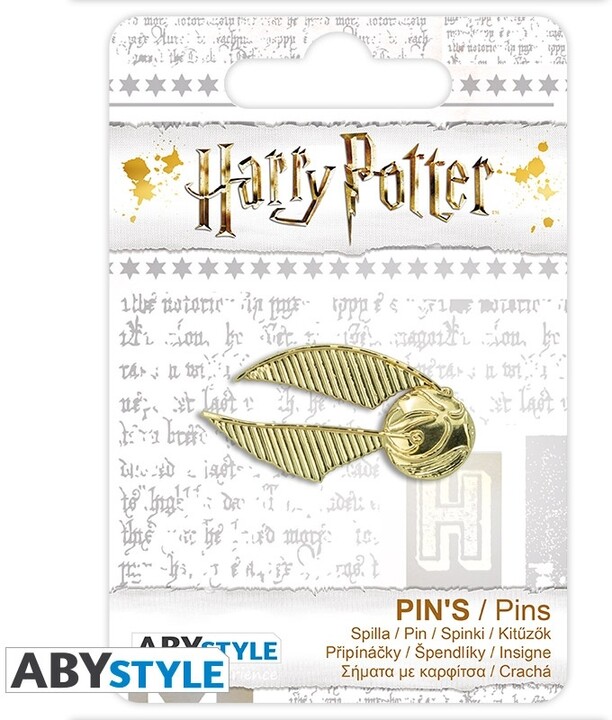 Odznak Harry Potter - Zlatonka (zlatá)_1159984035