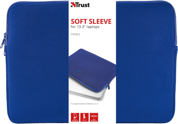 Trust Primo Soft Sleeve for 13.3&quot;, modrá_1248116587