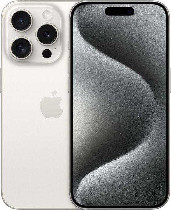 Apple iPhone 15 Pro, 256GB, White Titanium_72301228