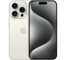 Apple iPhone 15 Pro, 128GB, White Titanium_2092185793